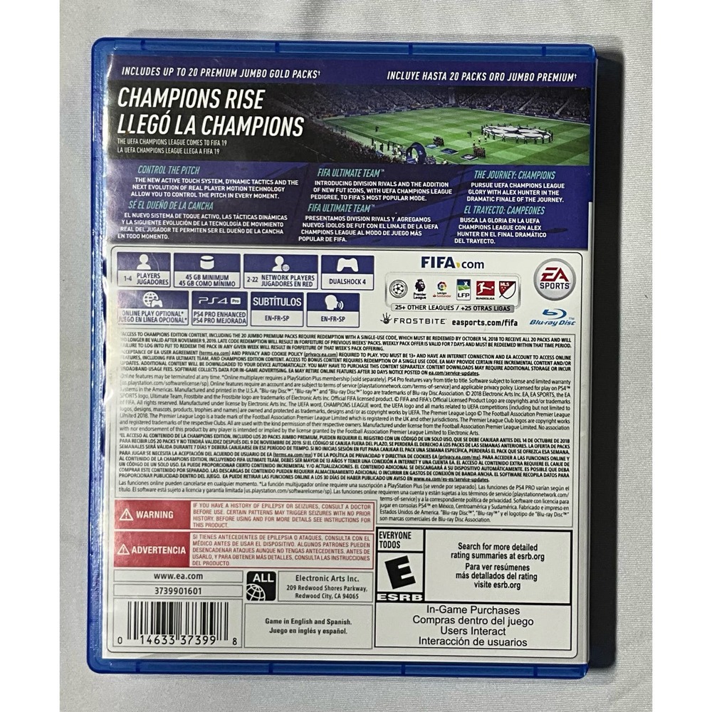 PS4 FIFA 19 Champions Edition, 20, 21 Bundle EA Sports Official Licensed Games - Picture 4 of 11